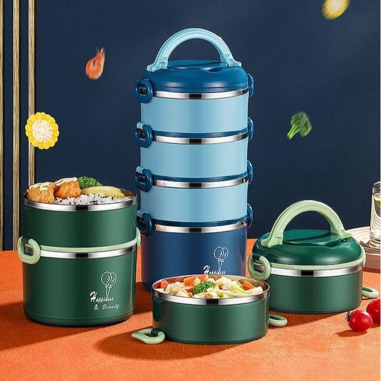 4단 보온 도시락 피크닉 스텐 보온도시락통 소풍용 3단 나들이 캠핑 35,400원