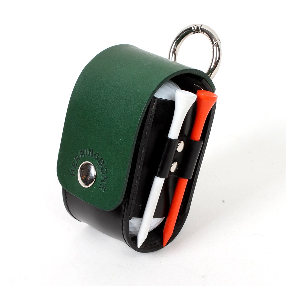 헤링본 골프공 케이스 파우치 가방 네임택 캐디백 골프 볼주머니 천연가죽 핸드메이드 이니셜각인 볼마커 거리측정기 필드용품 허리벨트 골프벨트 37,050원