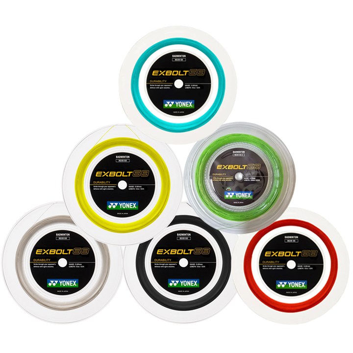 요넥스 엑스볼트 68 배드민턴 스트링 200M EXBOLT-68 6컬러 145,000원