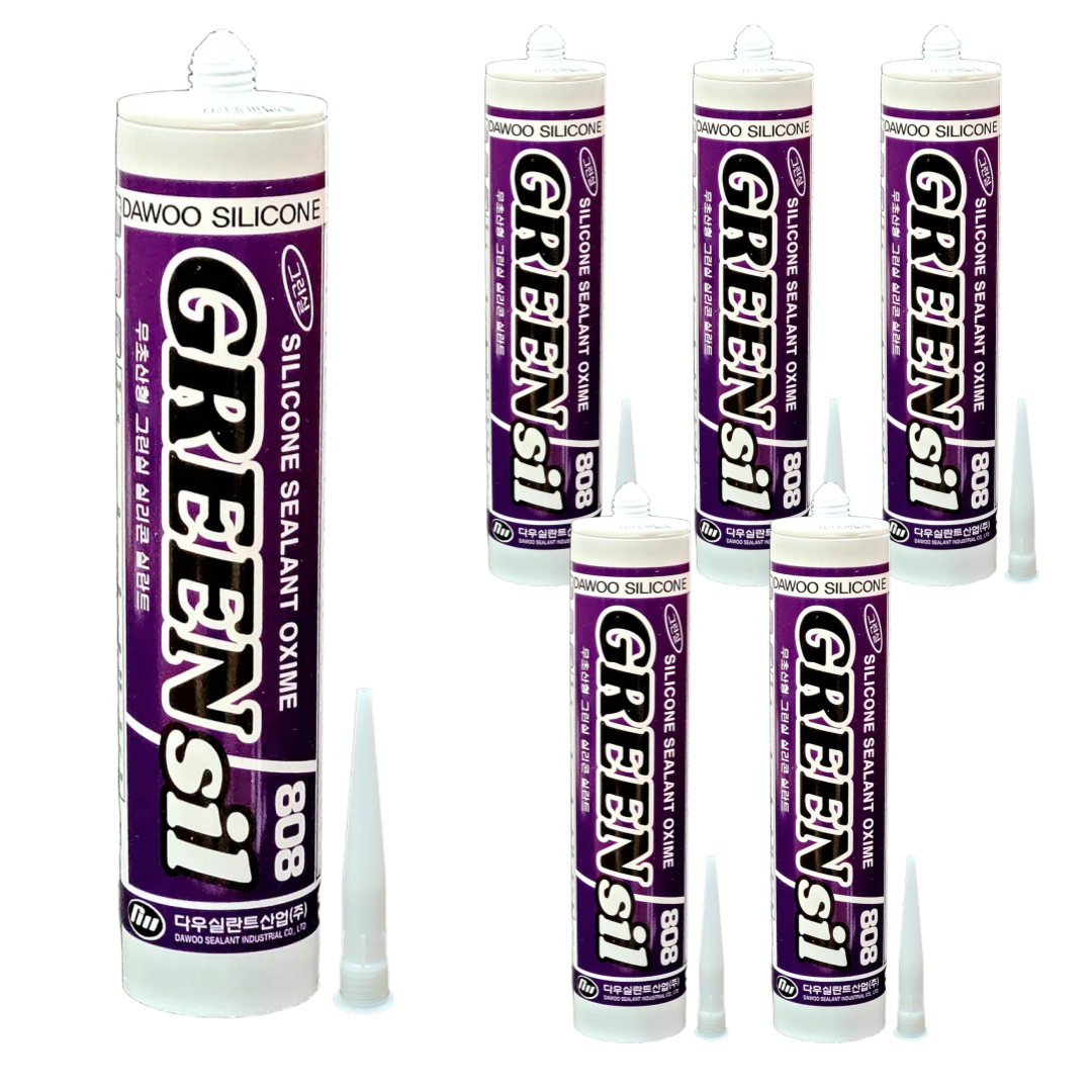 퀵마켓 다용도 그린씰 808 실리콘 (노즐 포함), 투명 13,680원