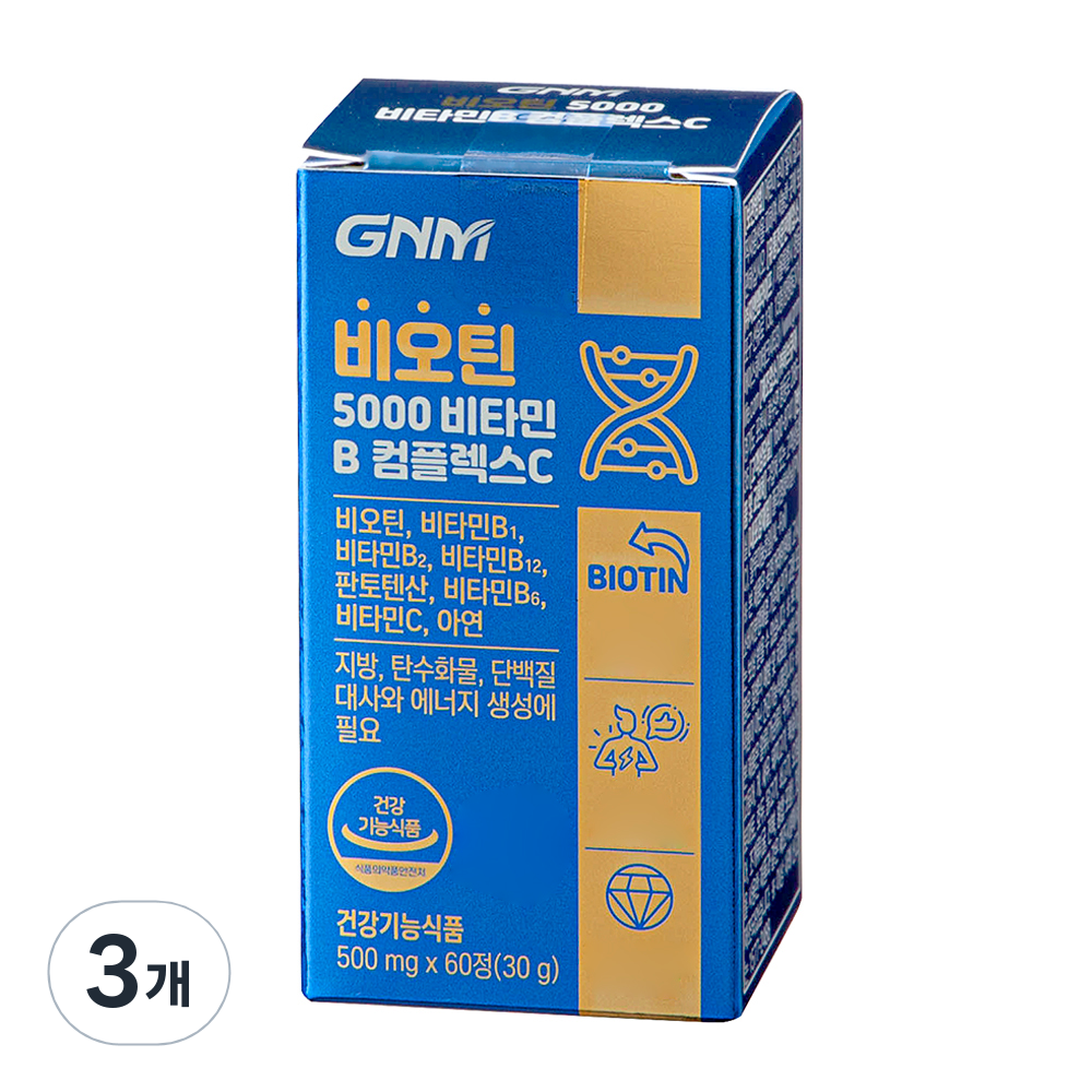 자연의품격 비오틴 5000 비타민B 컴플렉스C 30g, 60정, 3개 36,900원