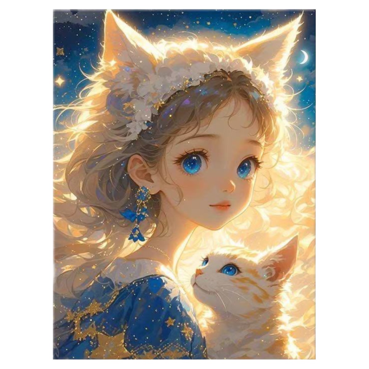 라이프앤코지 DIY 아크릴 유화 그리기 세트 중급자용 40*50CM, 1개 18,000원