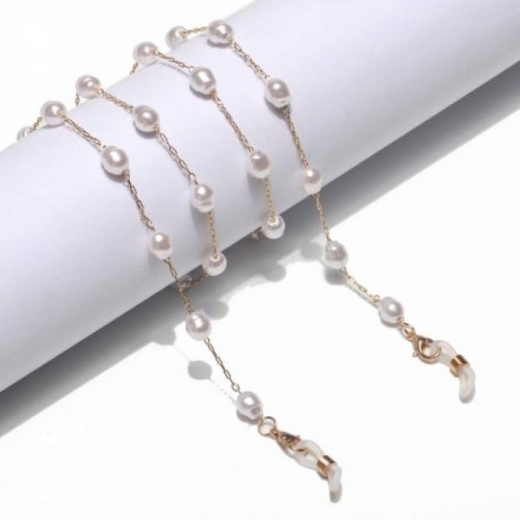 마스크걸이 안경줄 비즈 못난이진주 앤틱 진주마스크스트랩 45,560원