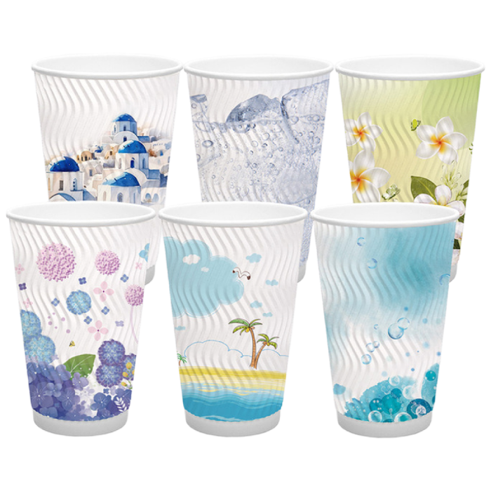 홀더가 필요없는 고급 3중 단열컵 50개 세트 쿨시리즈(13oz컵+뚜껑), 단품 16,900원