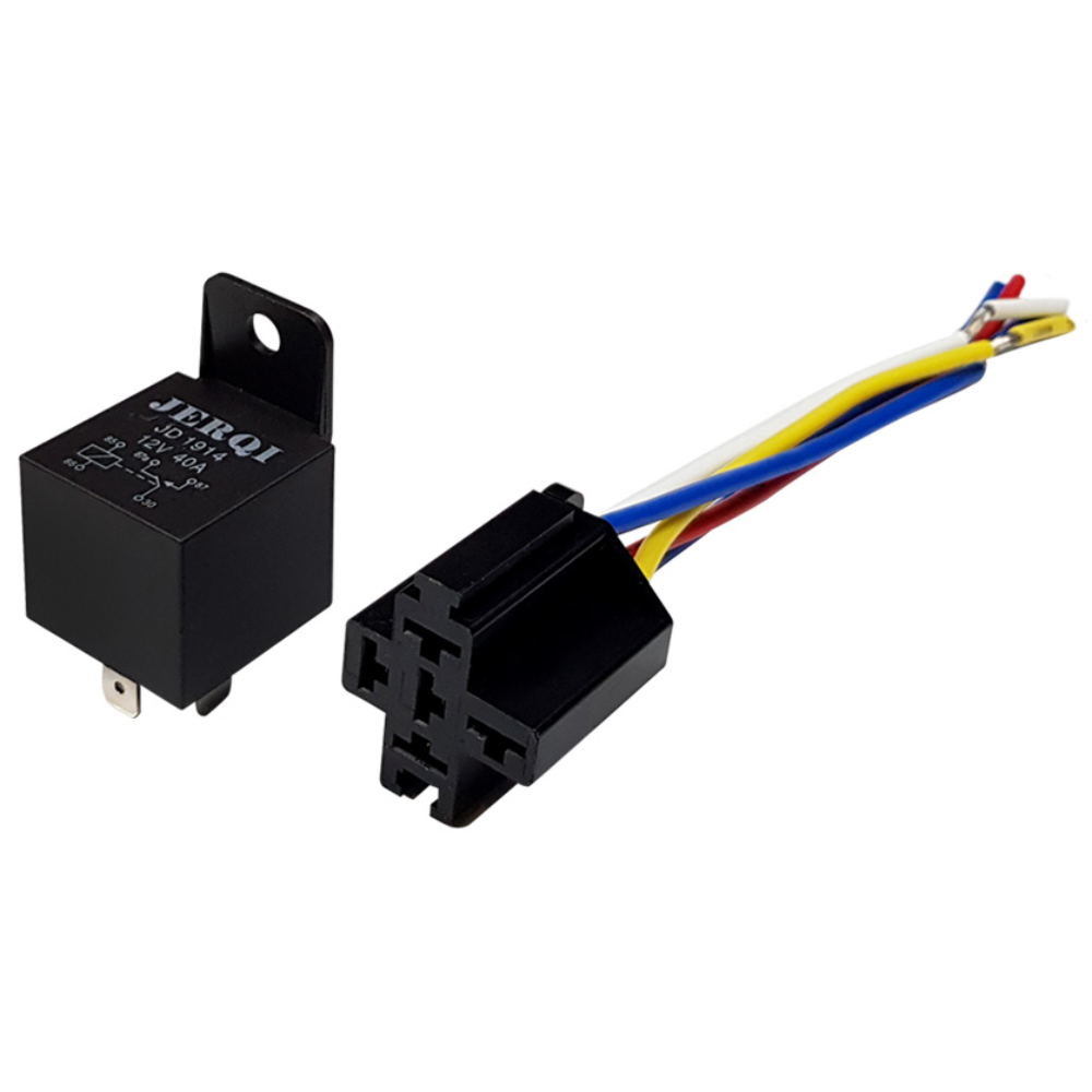 오토티엔 자동차 오토바이 12V 40A 5P릴레이 소켓포함 클락션 AL1, 1개 3,500원