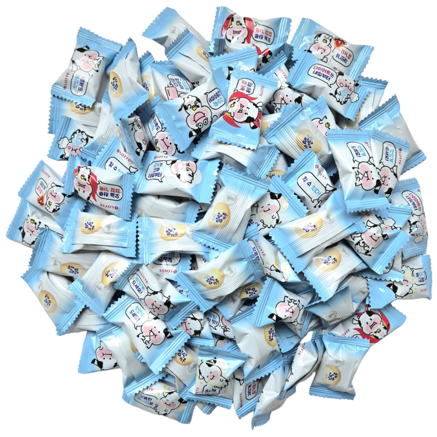 [놀러과자] 롯데 말랑카우 밀크 간식 대용량 개별포장 110개 12,140원