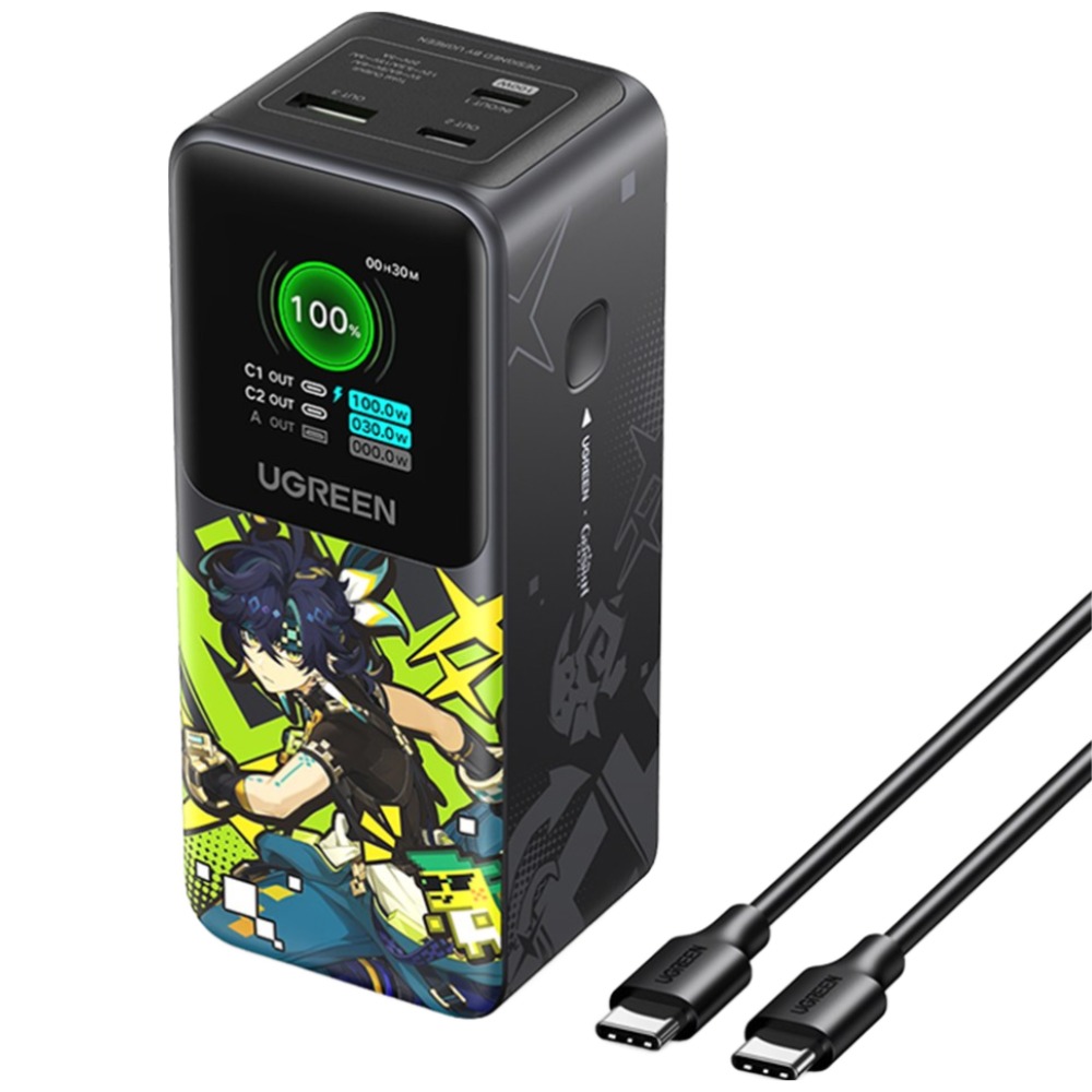 유그린 x 원신 키니치 PD PPS 대용량 보조배터리 130W 20000mAh + 키링 증정, 스마트폰 노트북 고속충전, 35524GI 88,900원