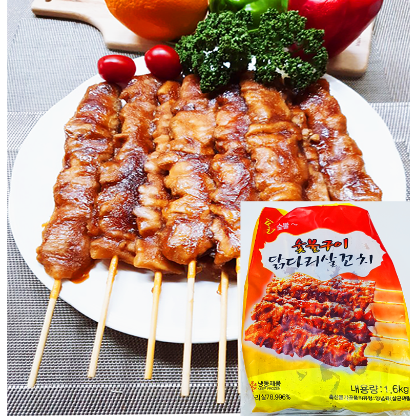 쌩큐쌩큐 숯불양념닭꼬치 (아이스팩 증정) 20,850원