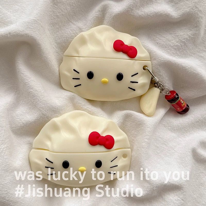 티류으스  캐릭터 화이트 만두 키티 AirPods 4세대 에어팟케이스 호환 키링 세트 23,900원