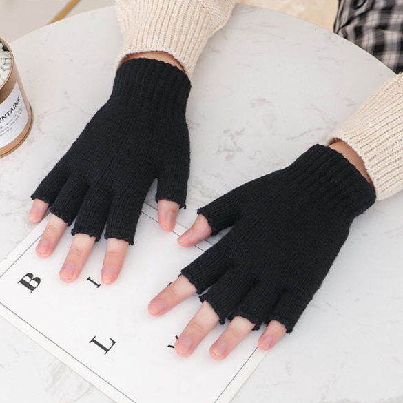 무지 데일리 손가락반장갑 키보드장갑 마우스장갑 반손가락장갑 니트장갑 겨울장갑 사무실장갑 4,500원