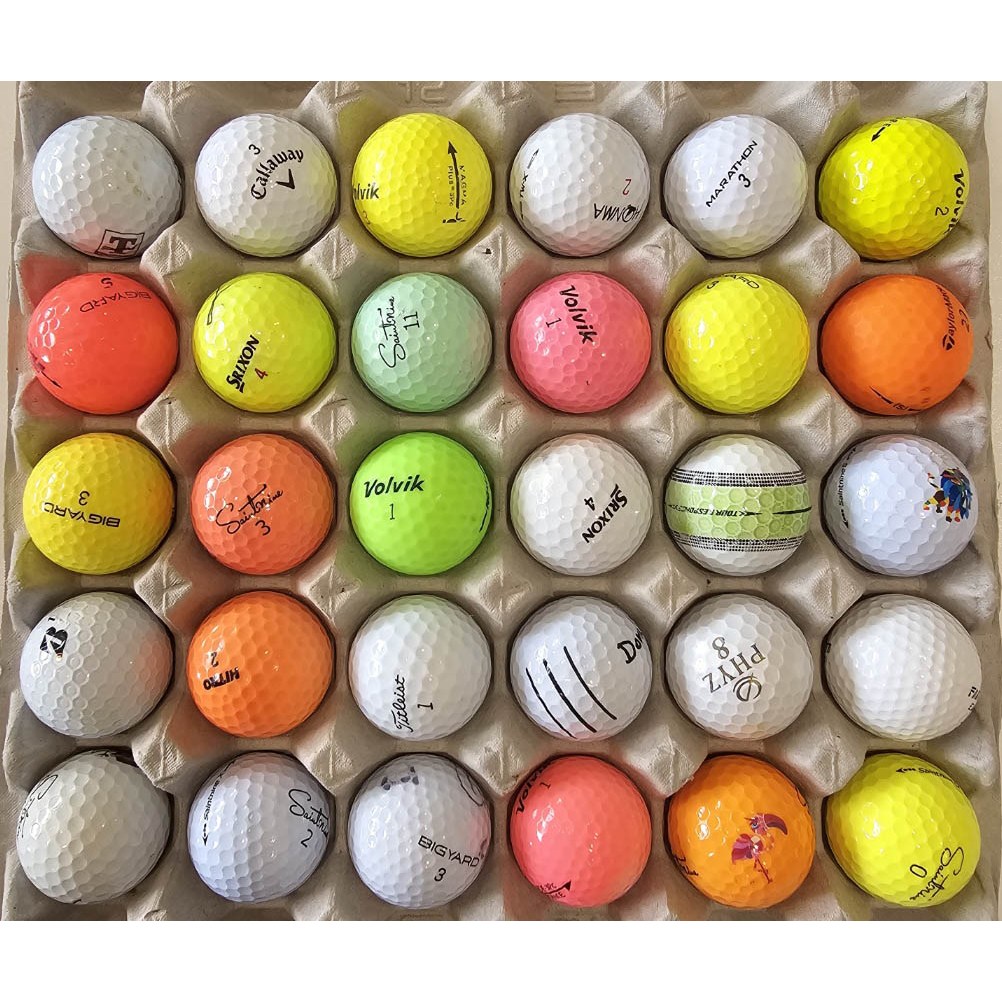 이벤트!유명 브랜드 로스트볼 혼합볼 화이트,컬러 A-급 50알, 화이트,랜덤발송, 50개, 50개입 12,000원