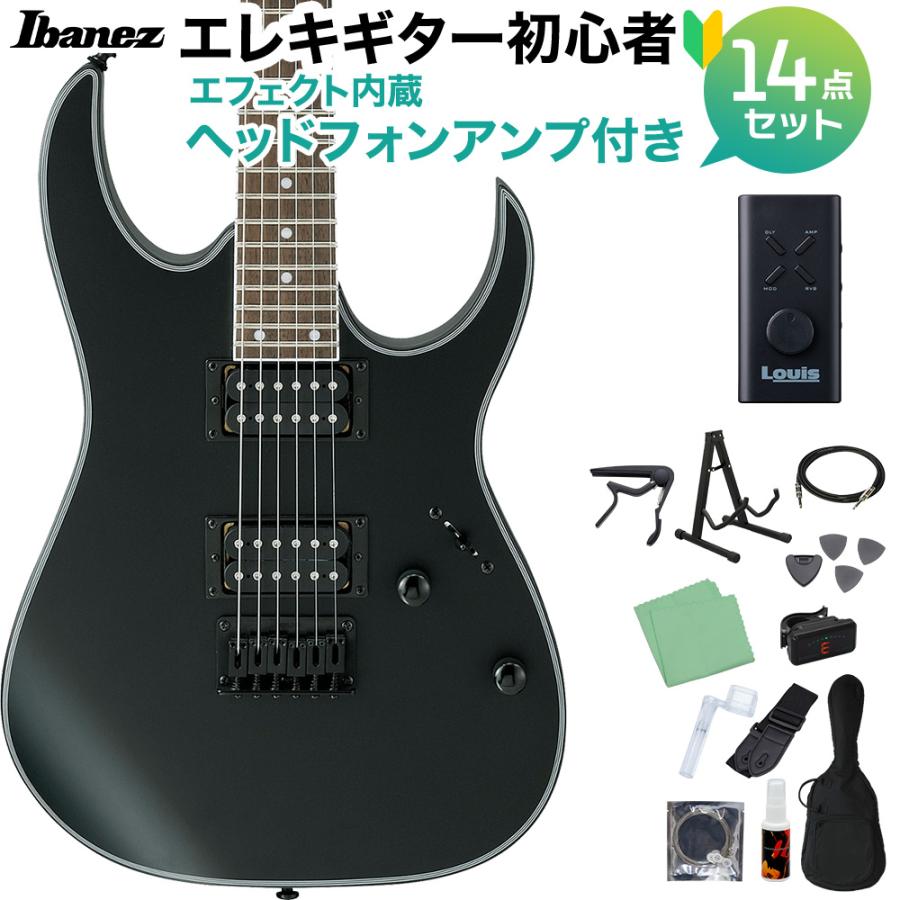 Ibanez RG421EX BKF (Black Flat) 아이바니즈 일렉트릭 기타 초보자 14점 세트[Bluetooth, 현재가 642,360원