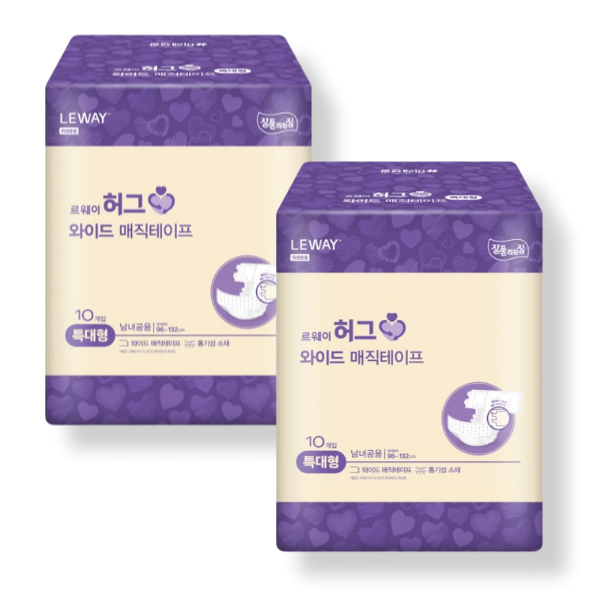 미래생활기저귀 르웨이 허그 와이드매직 특대형 14,900원