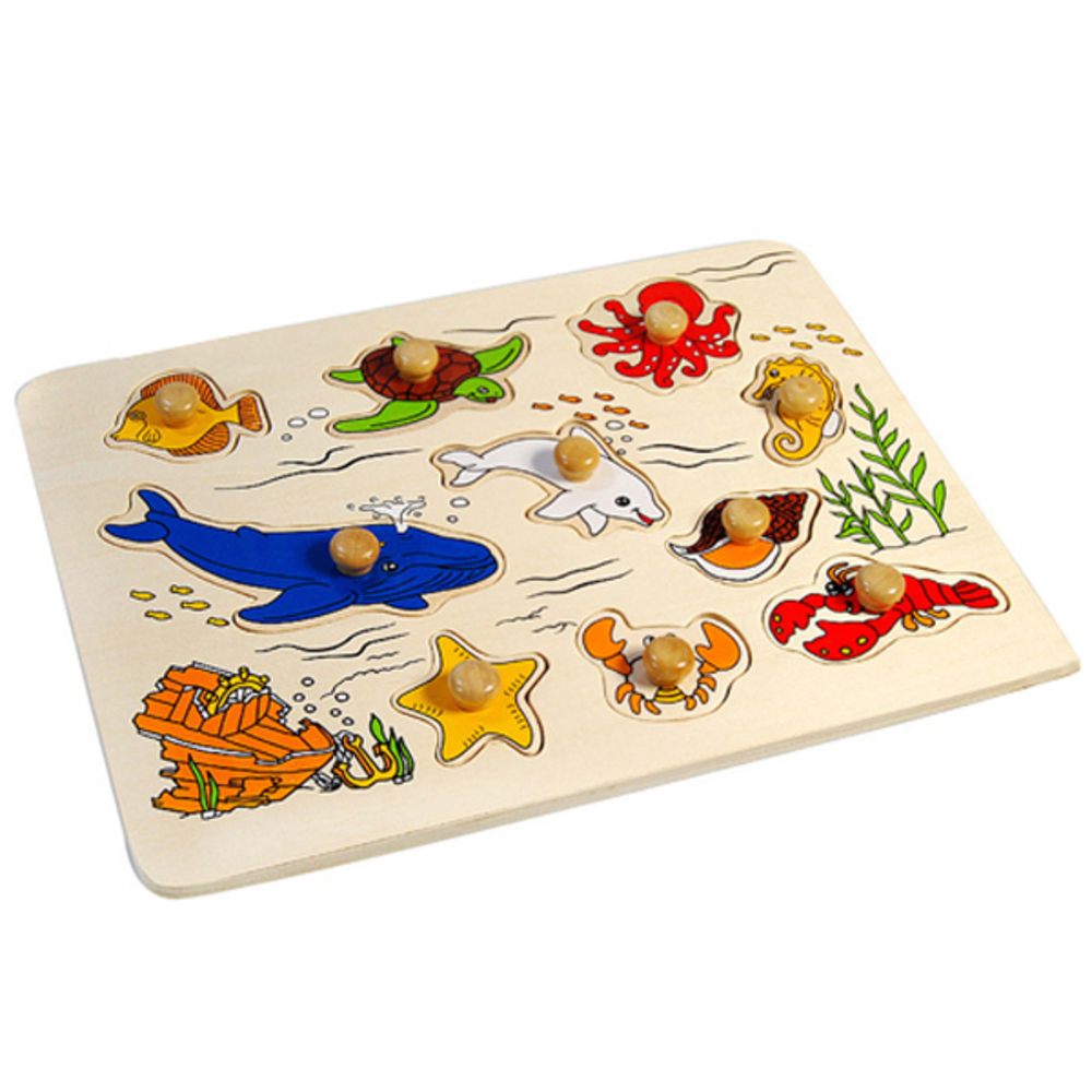 해피타운 15종 꼭지퍼즐 해양동물 5,780원