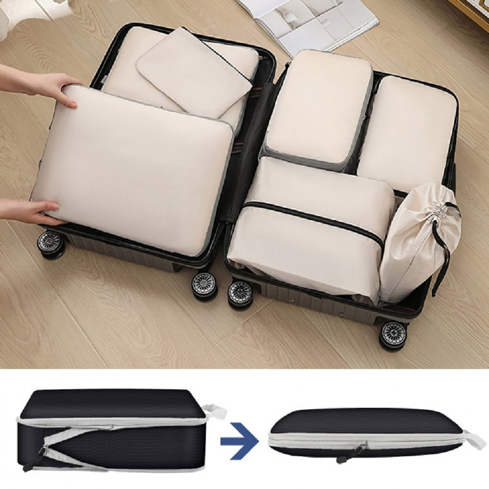 여행용 압축파우치 7종세트 방수 캐리어파우치 의류 정리 여행 필수 준비물 38,900원