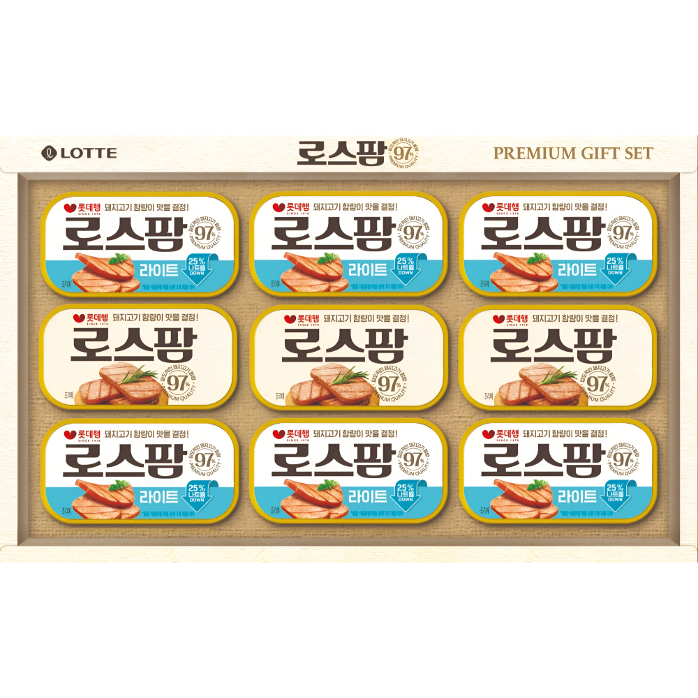 롯데햄 로스팜97 4호 명절 선물세트 33,890원