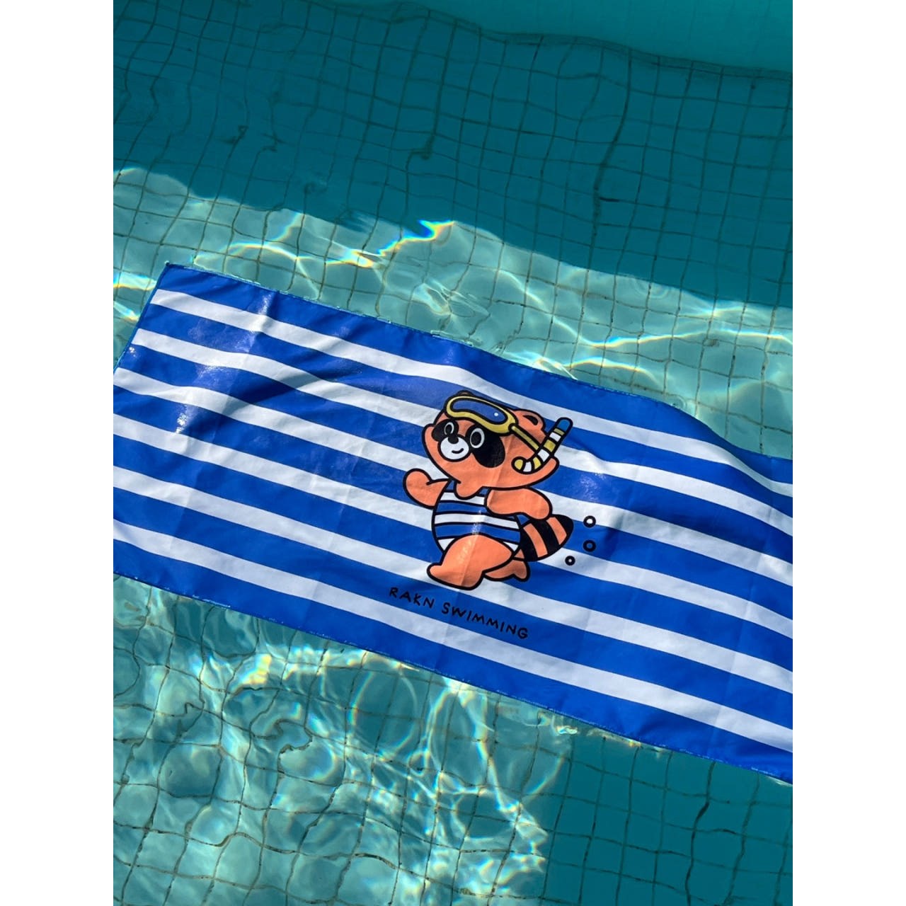 건식 수영 타올 극세사 스포츠 수영장 수건 스트라이프 타월, 1개, Blue 14,500원