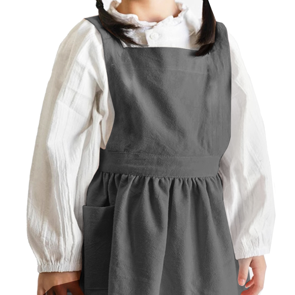 젊은이마켓 아동용 린넨 앞치마, 그레이, 1개 9,600원