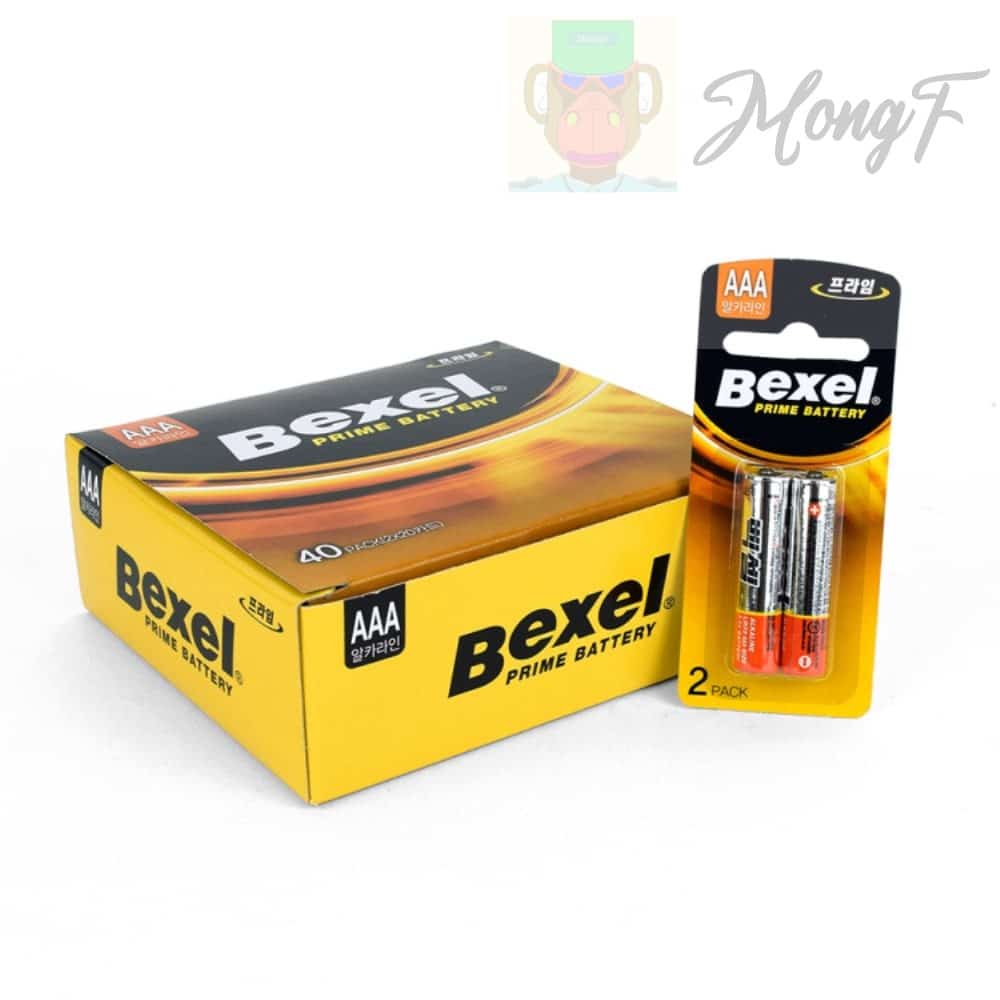 MongF 벡셀 AAA 2입x20개(1타) 일회용전지 32,600원