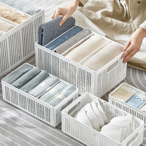 무타공마켓 칸조절 옷정리함 바지 니트 정리함 4종 리빙박스 접이식 L (7칸), 아이보리, 1개 12,500원