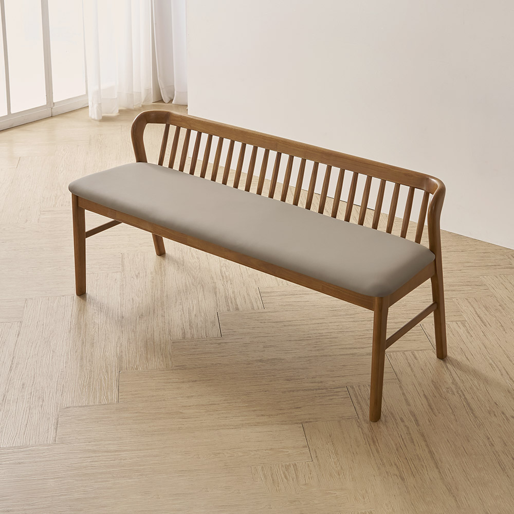 라로퍼니처 허그 메이플 고무나무 원목 2인 3인 벤치 식탁 의자 카페 인테리어 체어 110,000원