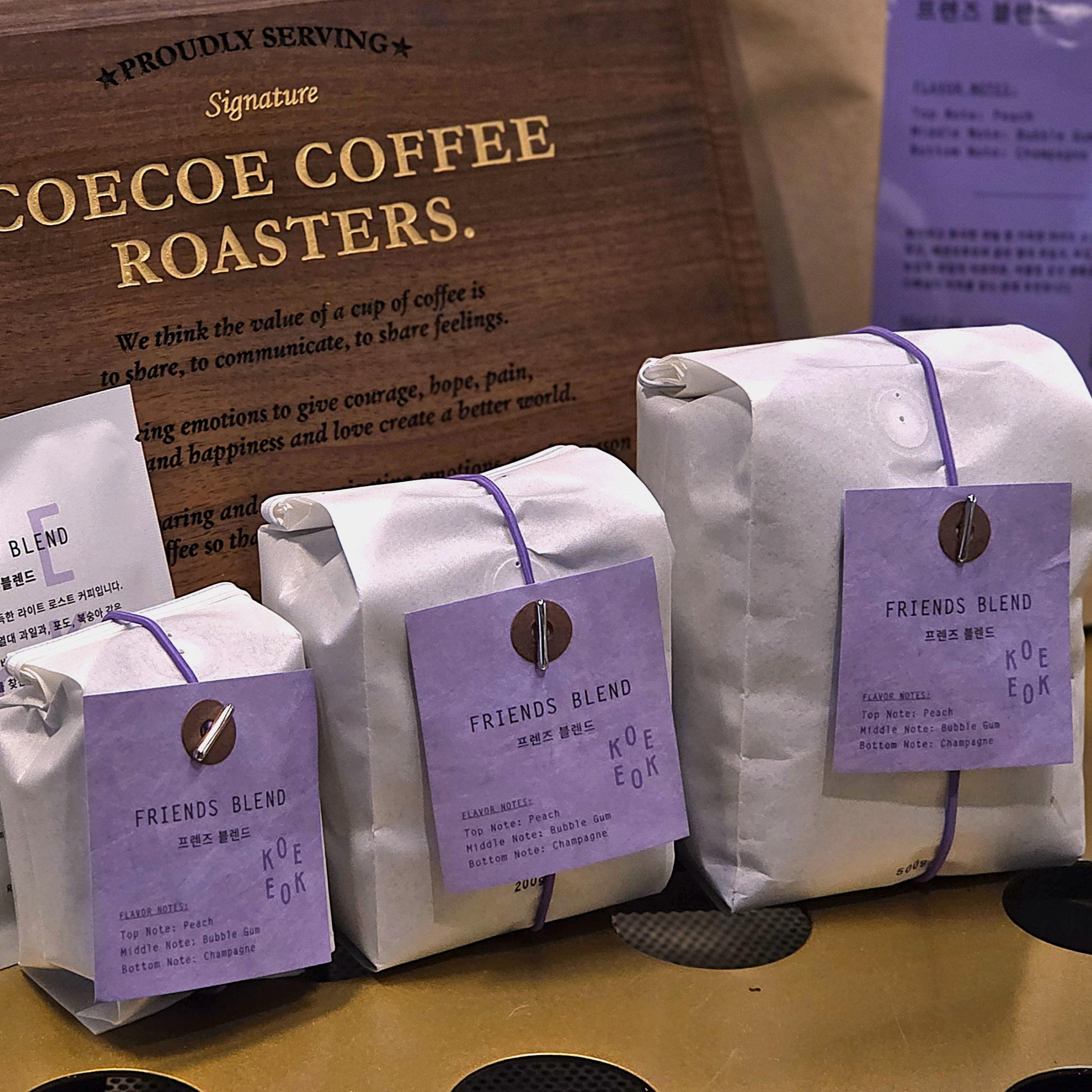 스페셜티 커피원두 미디엄 라이트 로스트 망고 복숭아 열대과일 아로마 와이니 향미 프리미엄 블렌드 코에코에 프렌즈 블랜드 15,700원