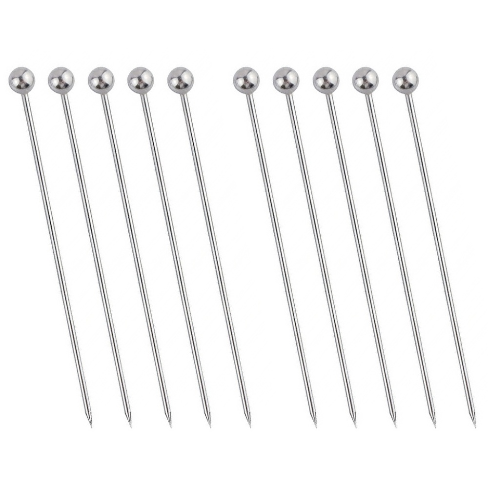 리브문 304 스텐 칵테일픽 디저트 과일꽂이 (10.8cm) A 볼 타입, 10개, 실버 11,200원