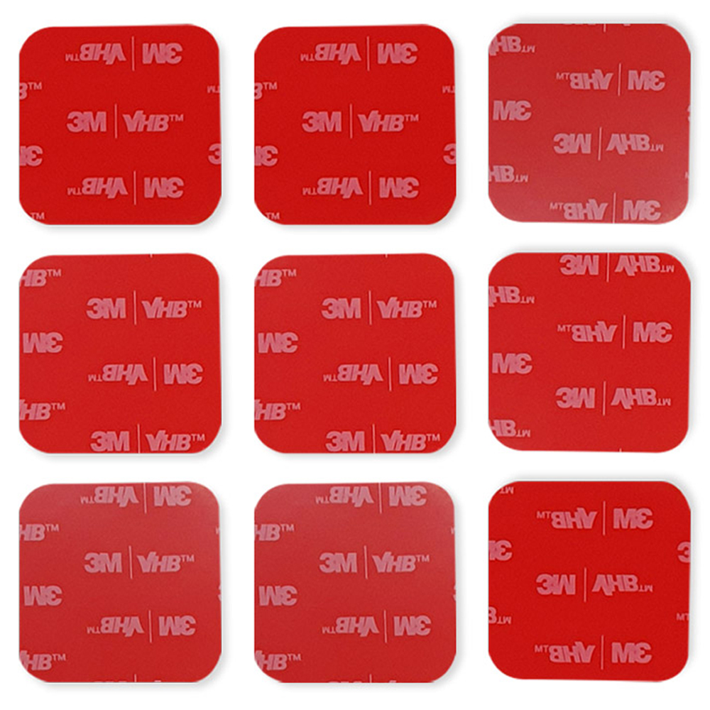 브이에이치비 3M 초강력 아크릴폼 사각형 투명 양면테이프 55 x 55 mm, 9개 9,900원