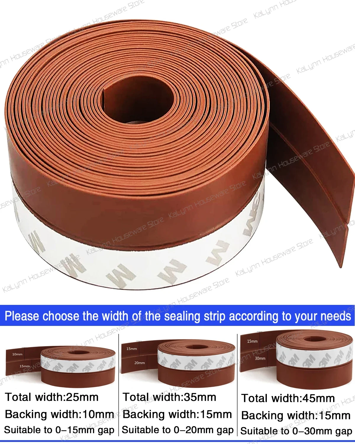 5M-10M 도어 하단 씰 스트립 날씨 창 고무 씰 Weatherstrip 방풍 먼지 자체 접착 도어 앞 유리 씰링 테이프 12,340원