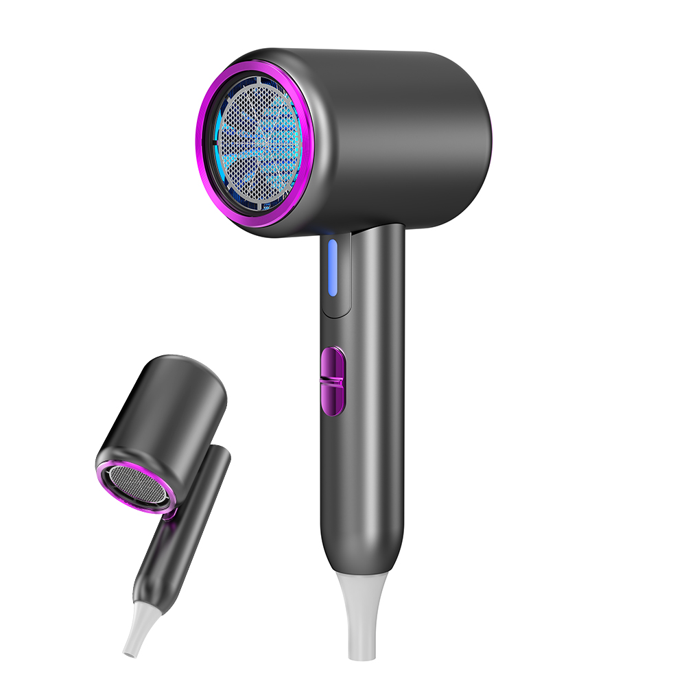 SAMSEA 접이식 여행용 가정용 고출력 헤어드라이어 1900W, 진회색, SQD-02 21,360원