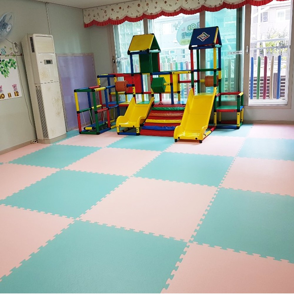 놀이방 유아 퍼즐매트 100*100 층간소음 거실 바닥 매트, 1개, 연회색 14,800원