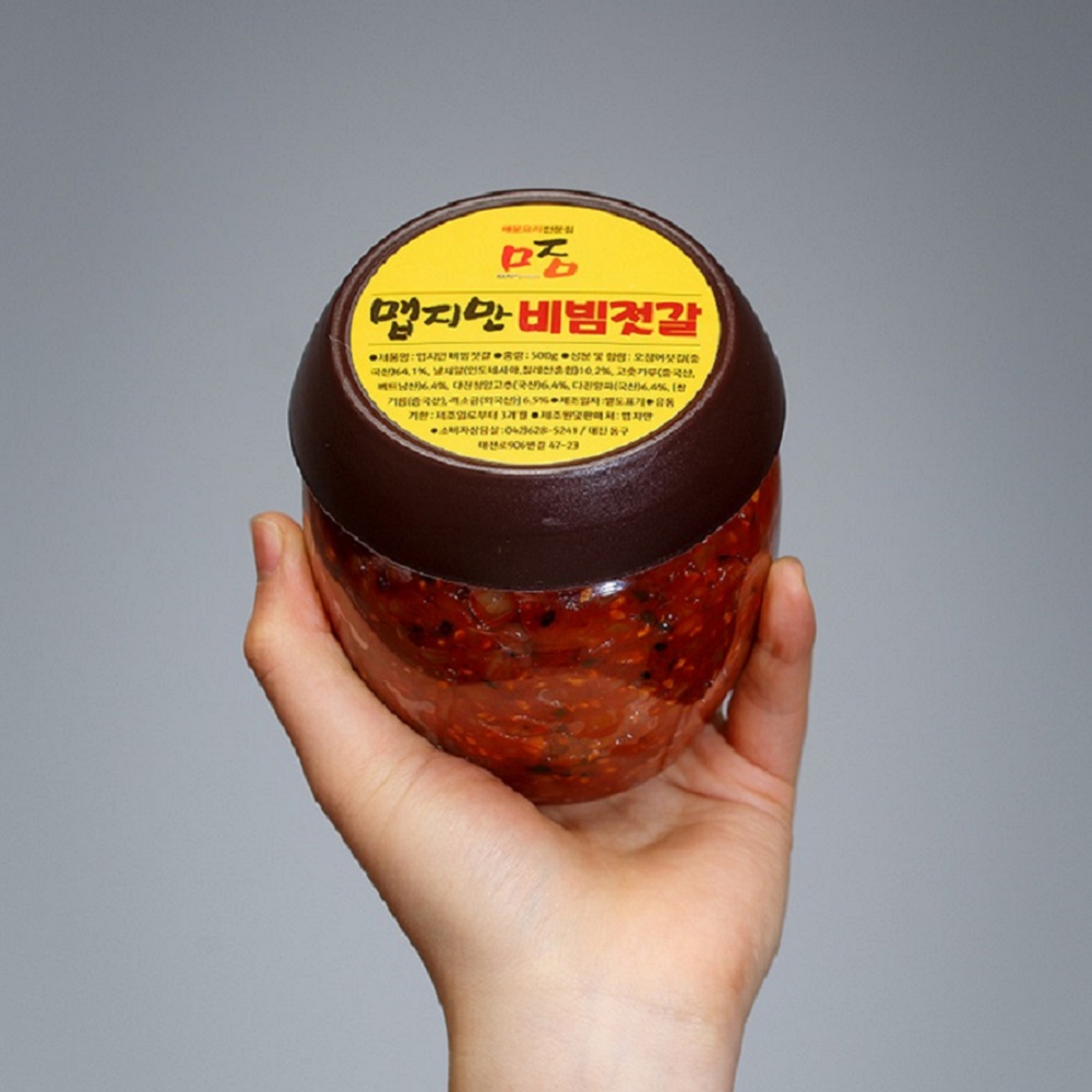 맵지만 오징어젓갈에 날치알듬뿍 넣은 매운비빔젓갈, 500g, 1개 25,260원