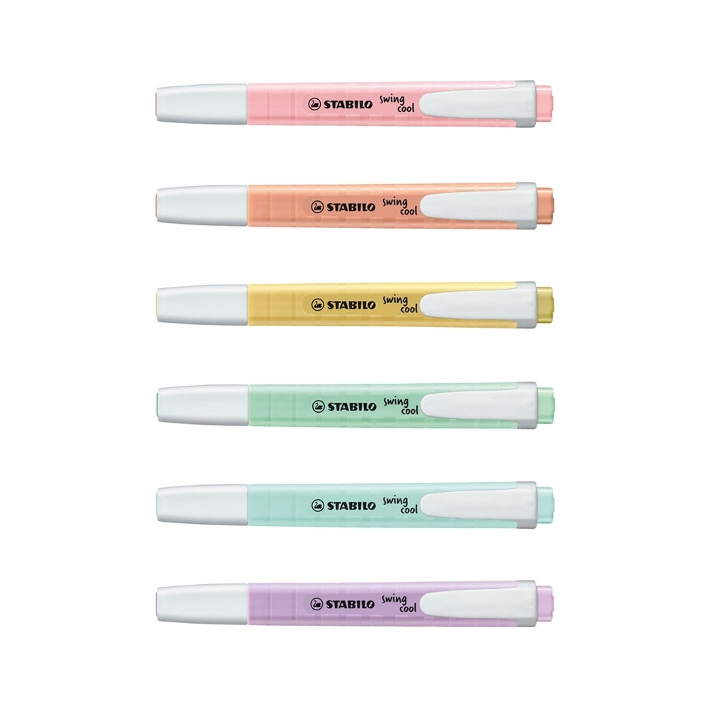 스타빌로)스윙쿨 파스텔 형광펜 시리즈 1,400원