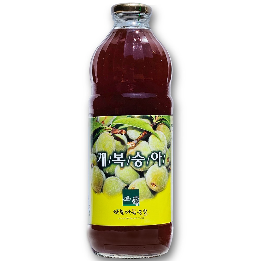 5년숙성 대용량 야생개복숭아 발효액 액기스 효소 청 1L 1개 33,000원