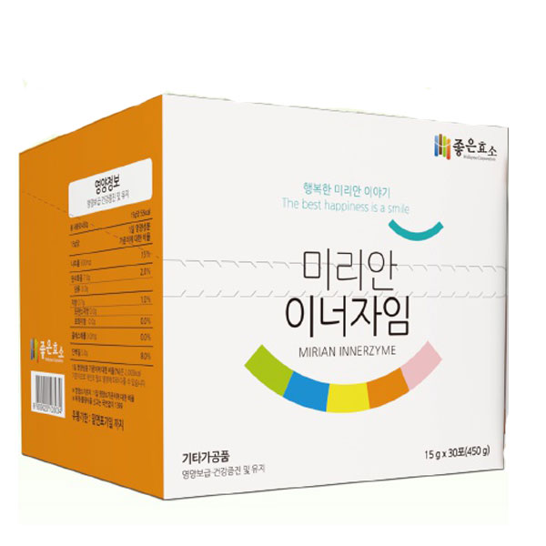 최신정품//좋은효소 미리안 이너자임, 1개, 15g 88,890원