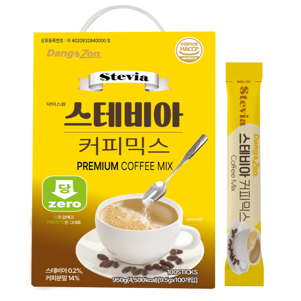 당존 닥터스원 스테비아 커피믹스, 9.5g, 100개입, 1개 21,900원