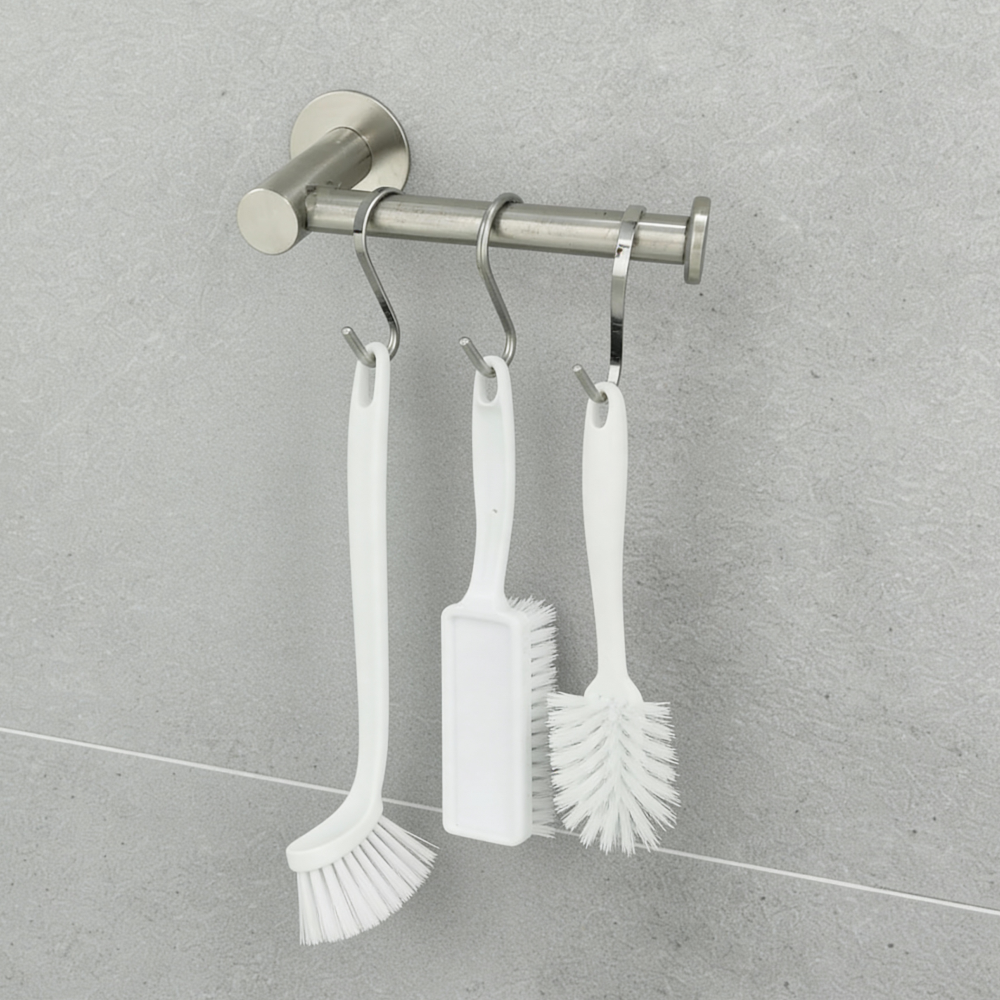 무지스 무광 스텐 304 욕실 청소도구 걸이 13,800원