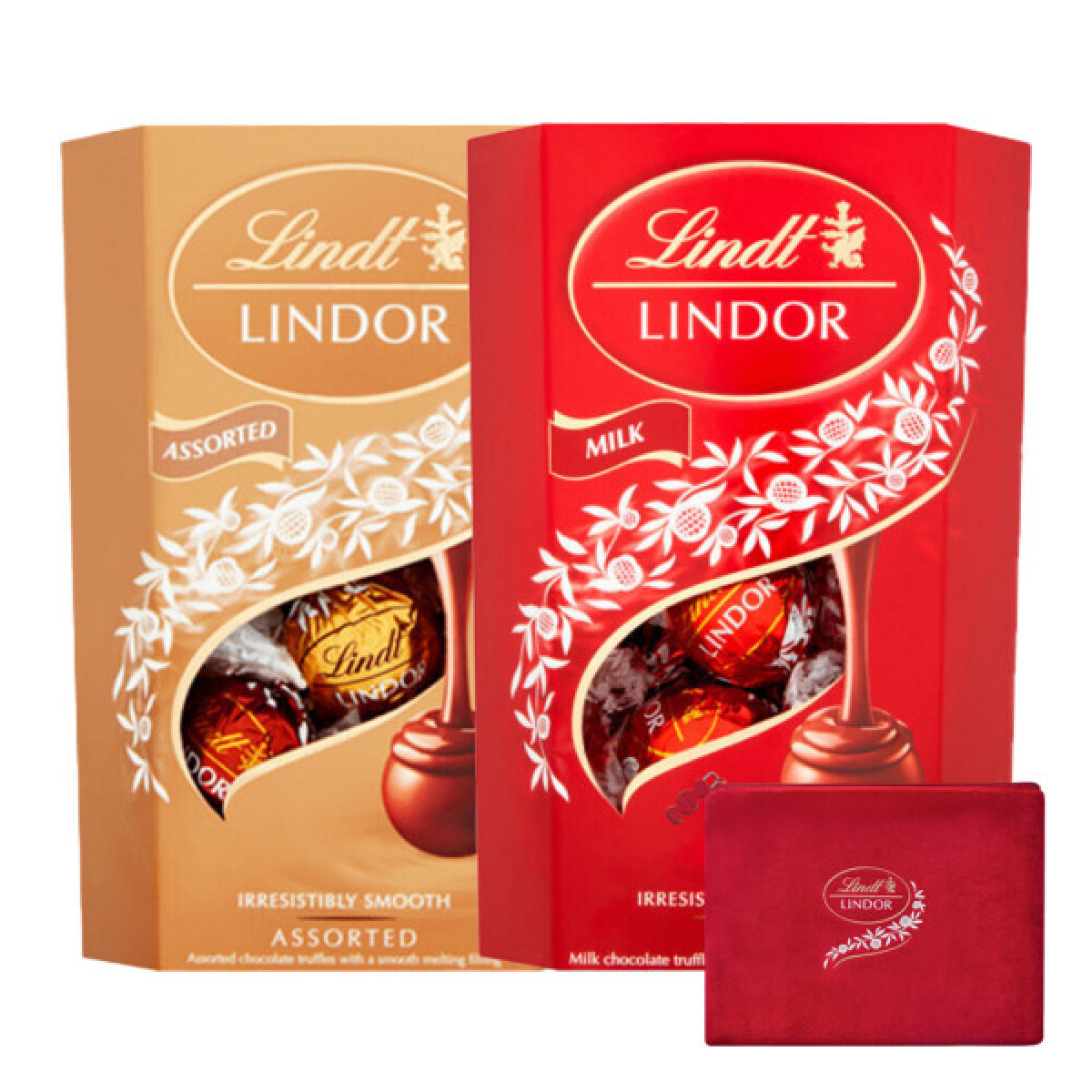 린트 초콜릿 린도볼 X(어쏘티드+밀크) + 린트 린도볼 파우치, 2개 25,800원