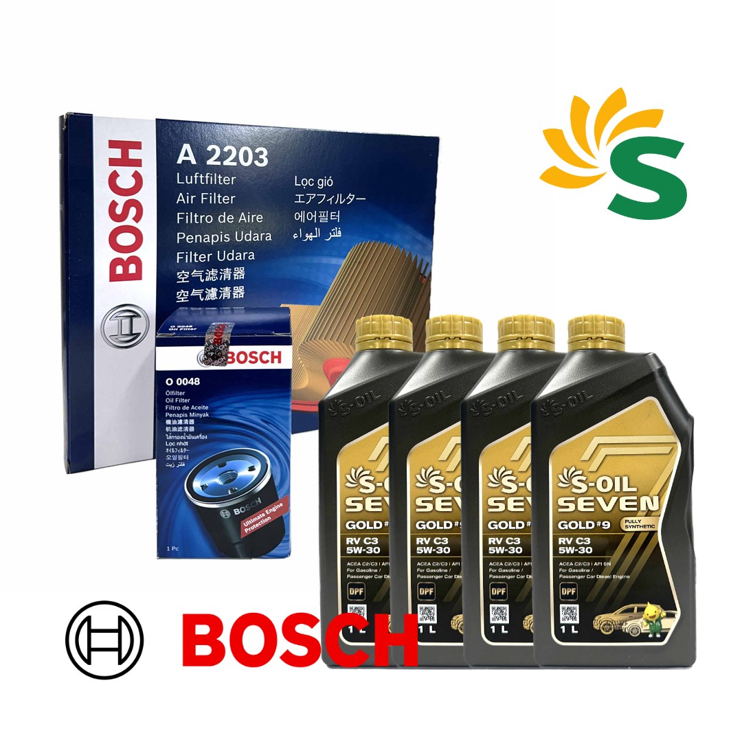 SM6 1.8 디젤 S-OIL 엔진오일 4리터 보쉬 에어크리너 오일필터 세트 37,950원