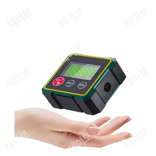 테이보 강력자석 디지털 수평계  수평/수직/경사 다기능 측정  고강도알루미늄 방수방진 양방향레이저 16,500원