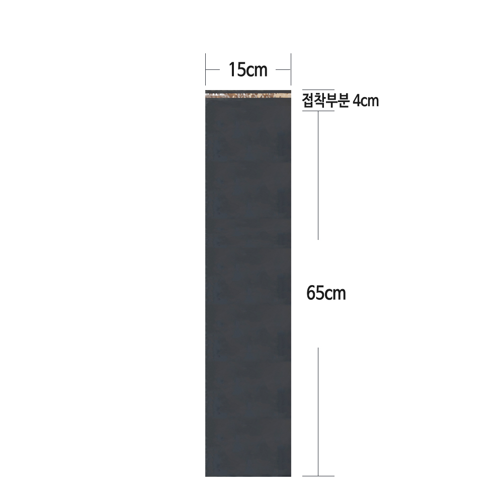 HDPE 택배봉투 그레이 진회색 15*65+4 cm 100장, 1개 21,600원