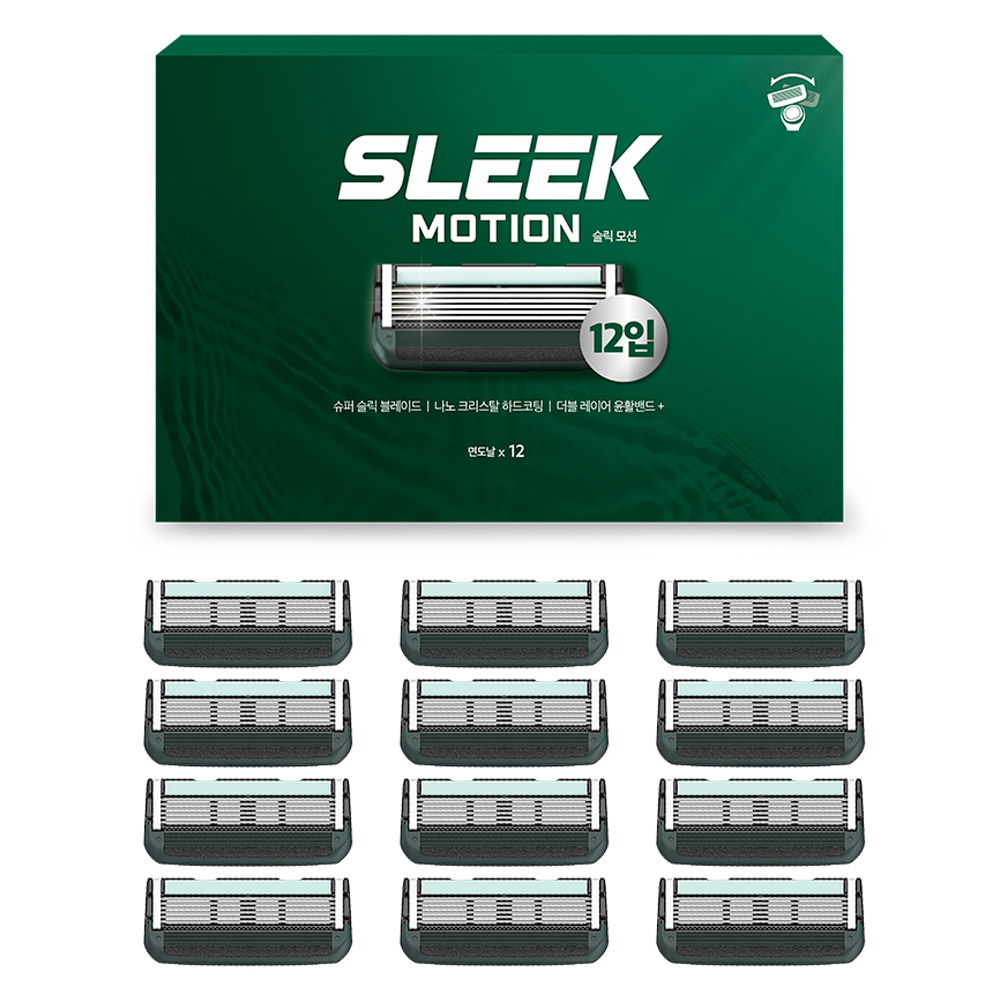 도루코 슬릭 모션 면도날, 12개입, 1개 37,900원