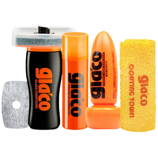 글라코 신형 유막제거제 유리 발수코팅제 세트 G47+G4X+다용도타월+장갑 유리관리셋 29,000원