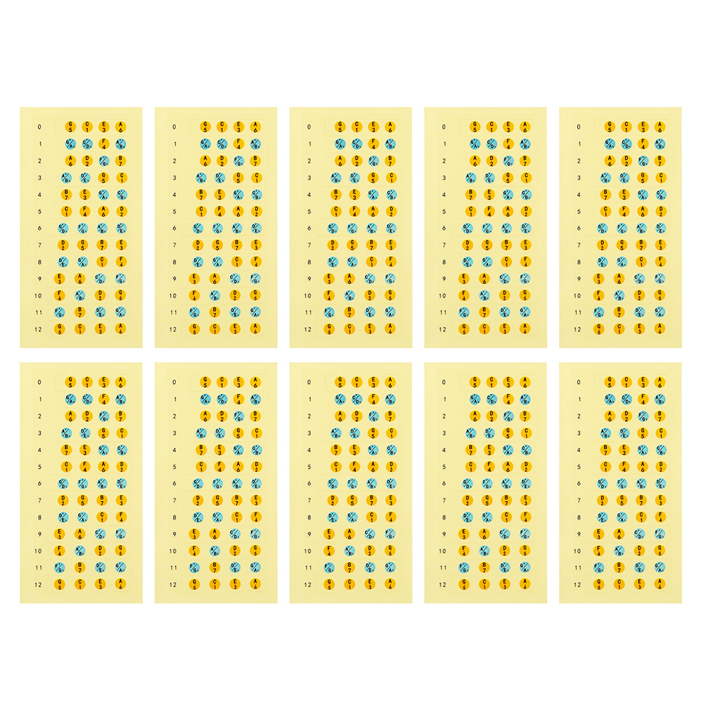 탑피아 심플 기타 음계 스티커 우쿨렐레용 9,080원