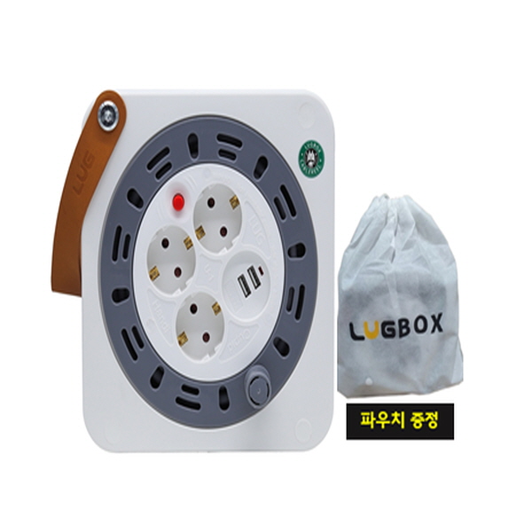 초미니 릴선 3구+ 2구 USB 20M/과부하차단/가죽손잡이 러그박스 큐브릴선 캠핑릴선 전기릴선 46,900원