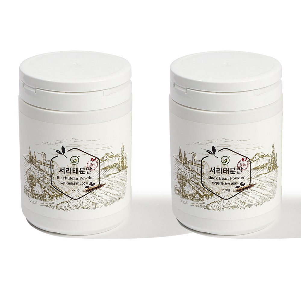 휴나인 100% 순수 국산 서리태 검은콩 분말 가루 270g 22,790원