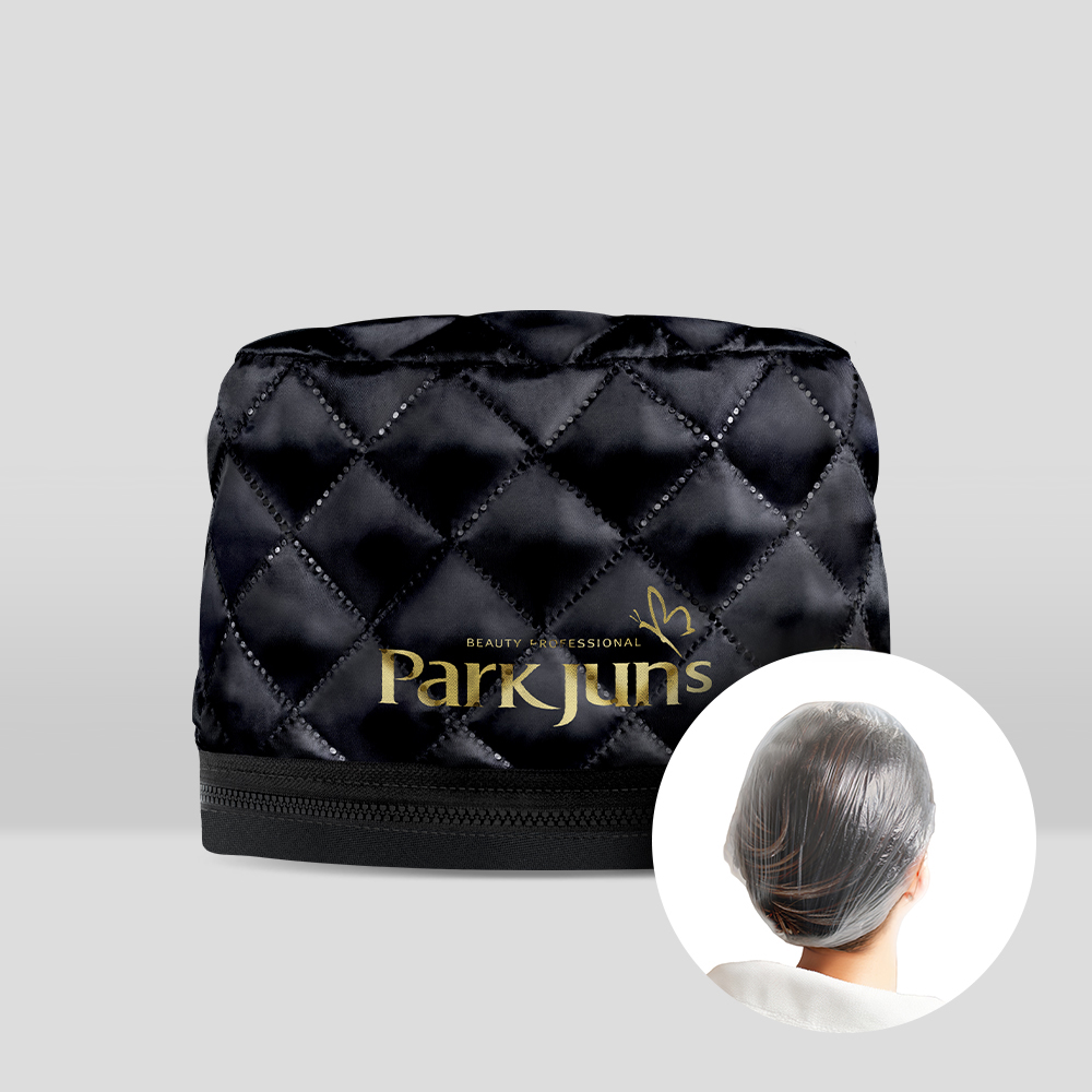 박준뷰티랩 홈케어 전기 헤어캡+비닐캡, PGCP-001, 블랙 21,900원