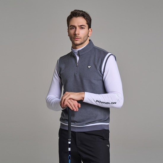 골피아 남성 스포츠 골프웨어 반집업 베스트 조끼 102,700원