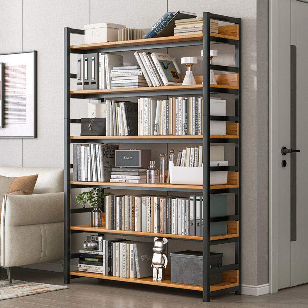 가구느낌 리버 책장, 네추럴블랙, 6단 80,680원