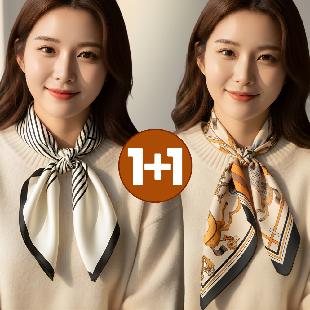 통품스토어 여성 패션 실크 스카프 2종 세트 6,400원